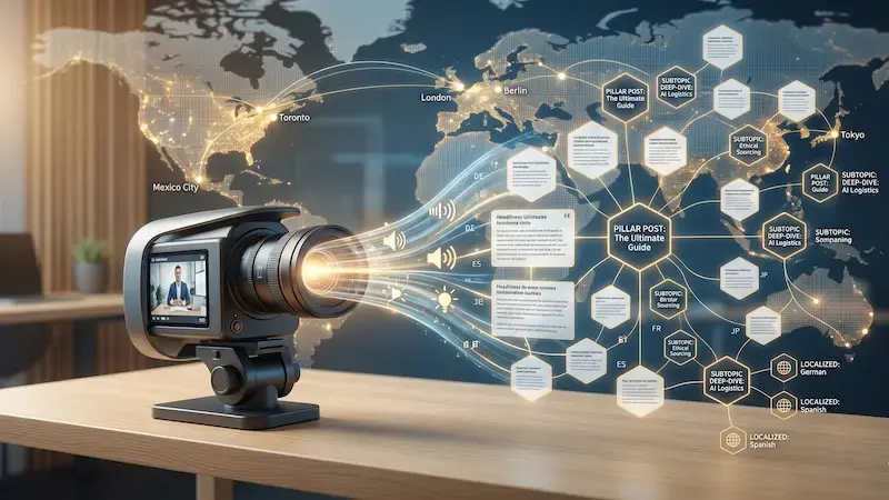 From Screen to Search: Repurposing Video into Global Blog Clusters